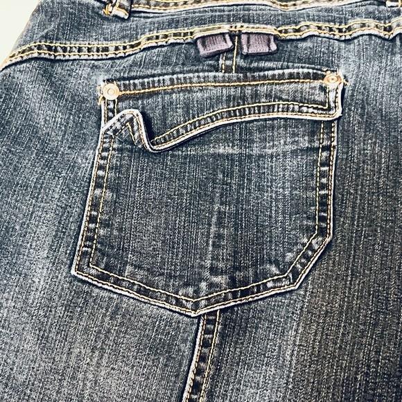 Venezia women's denim cotton pockets decorative seams Bermuda shorts 18/16 pics - Picture 14 of 16